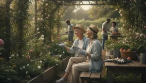 Older adults building social connection after retirement